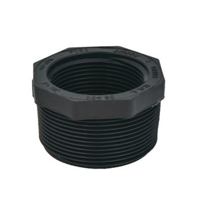 3/8" x 1/4" Schedule 80 Gray PVC Threaded Reducing Bushing
