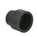 1-1/2" x 3/4" Schedule 80 Gray PVC Socket Reducing Coupling