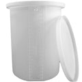55 Gallon Natural MDLPE Cylindrical ProChem® Open Top Process Chemical Tank (1.5 Specific Gravity) with 27-3/4" Cover - 24" Dia. x 32-1/2" Hgt.