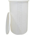 150 Gallon Natural MDLPE Cylindrical ProChem® Open Top Process Chemical Tank (1.5 Specific Gravity) with 34-1/4" Cover - 30" Dia. x 54-1/2" Hgt.