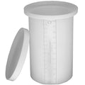 15 Gallon Natural XLPE Cylindrical ProChem® Open Top Process Chemical Tank (1.5 Specific Gravity) with 18-5/8" Cover - 15" Dia. x 25-1/2" Hgt.