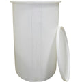 200 Gallon Natural XLPE Cylindrical ProChem® Open Top Process Chemical Tank (1.5 Specific Gravity) with 37-3/4" Cover - 34" Dia. x 56-1/2" Hgt.