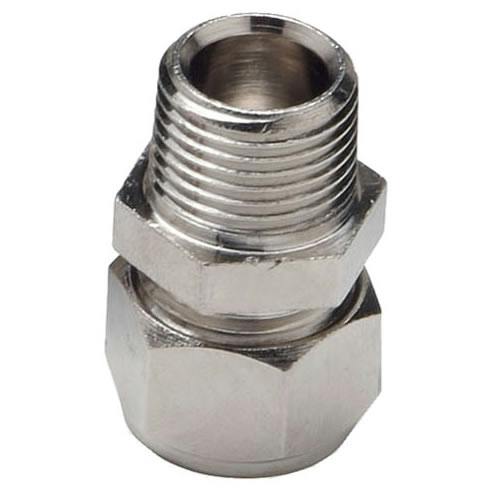 3/4" D1 x 3/4" MNPT Duratec® Nickel Plated Brass Adapter