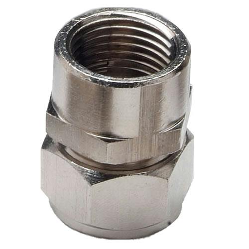 3/4" D1 x 3/4" FNPT Duratec® Nickel Plated Brass Adapter