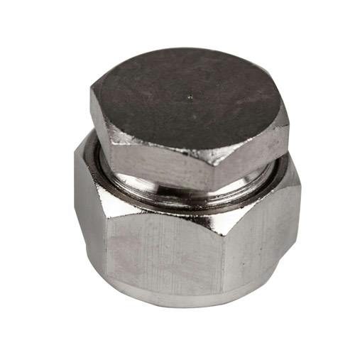3/4" D1 Duratec® Nickel Plated Brass Cap