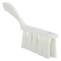 White Polypropylene Vikan® UST Bench Brush with Soft Polyester Bristles