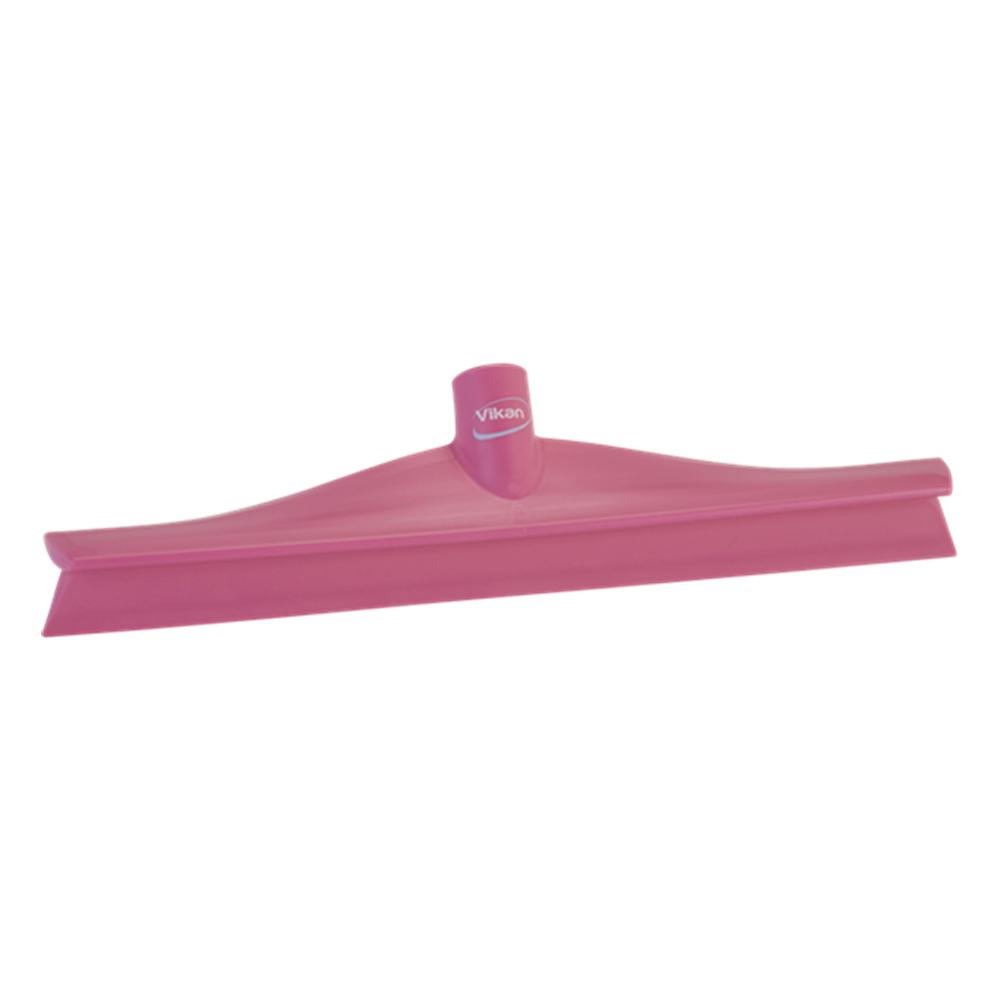 15.7" Pink Polypropylene Vikan® Ultra Hygiene Squeegee with Single TPE Rubber Blade (Handle Sold Separately)