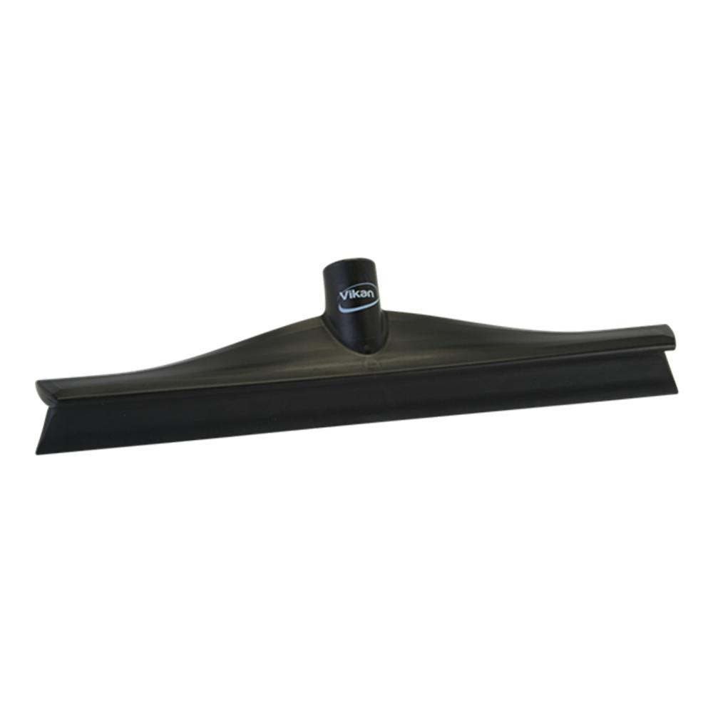 15.7" Black Polypropylene Vikan® Ultra Hygiene Squeegee with Single TPE Rubber Blade (Handle Sold Separately)