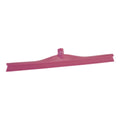 23.6" Pink Polypropylene Vikan® Ultra Hygiene Squeegee with Single TPE Rubber Blade (Handle Sold Separately)