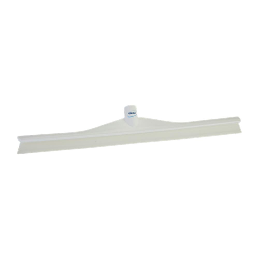 23.6" White Polypropylene Vikan® Ultra Hygiene Squeegee with Single TPE Rubber Blade (Handle Sold Separately)