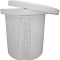 10 Gallon Natural MDLPE Cylindrical ProChem® Open Top Process Chemical Tank (1.9 Specific Gravity) with 18-3/4" Cover - 15" Dia. x 18" Hgt.