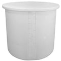 300 Gallon Natural MDLPE Cylindrical ProChem® Open Top Process Chemical Tank (1.9 Specific Gravity) with 53" Cover - 48" Dia. x 43-1/2" Hgt.