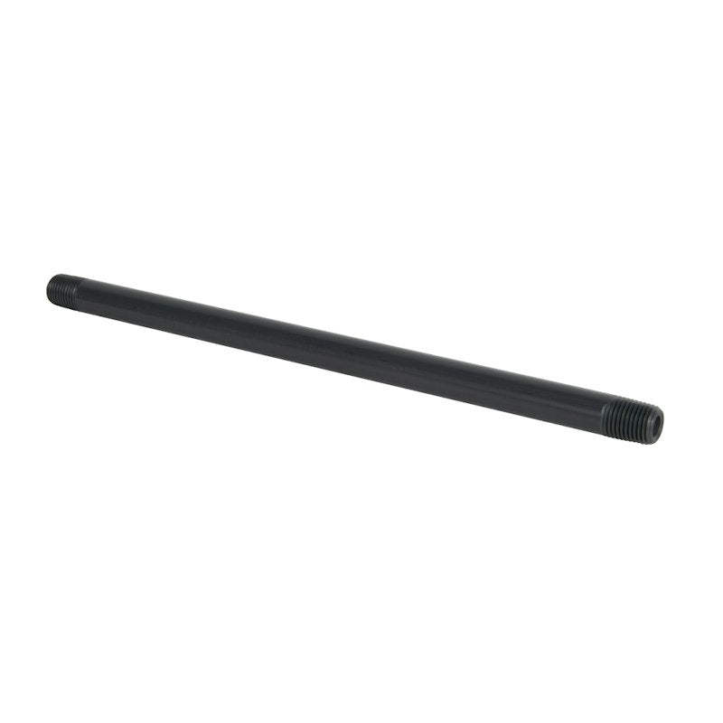 1/4" MNPT x 1/4" MNPT Smooth Gray Schedule 80 PVC Pipe Nipple - 10" L