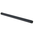 1/2" MNPT x 1/2" MNPT Smooth Gray Schedule 80 PVC Pipe Nipple - 12" L
