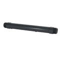 3/4" MNPT x 3/4" MNPT End Hex Gray Schedule 80 PVC Pipe Nipple - 10" L