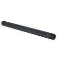 3/4" MNPT x 3/4" MNPT Smooth Gray Schedule 80 PVC Pipe Nipple - 12" L