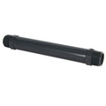 1" MNPT x 1" MNPT End Hex Gray Schedule 80 PVC Pipe Nipple - 10" L
