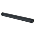 1" MNPT x 1" MNPT Smooth Gray Schedule 80 PVC Pipe Nipple - 12" L