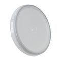 Natural HDPE Lid with Tear Tab for 5 Gallon Round Built-In Bottom Handle Buckets
