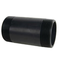 4" MNPT x 4" MNPT Smooth Gray Schedule 80 PVC Pipe Nipple - 8" L