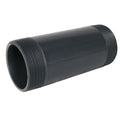 4" MNPT x 4" MNPT Smooth Gray Schedule 80 PVC Pipe Nipple - 10" L