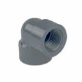 3/4" Schedule 80 Gray PVC Threaded 90° Elbow