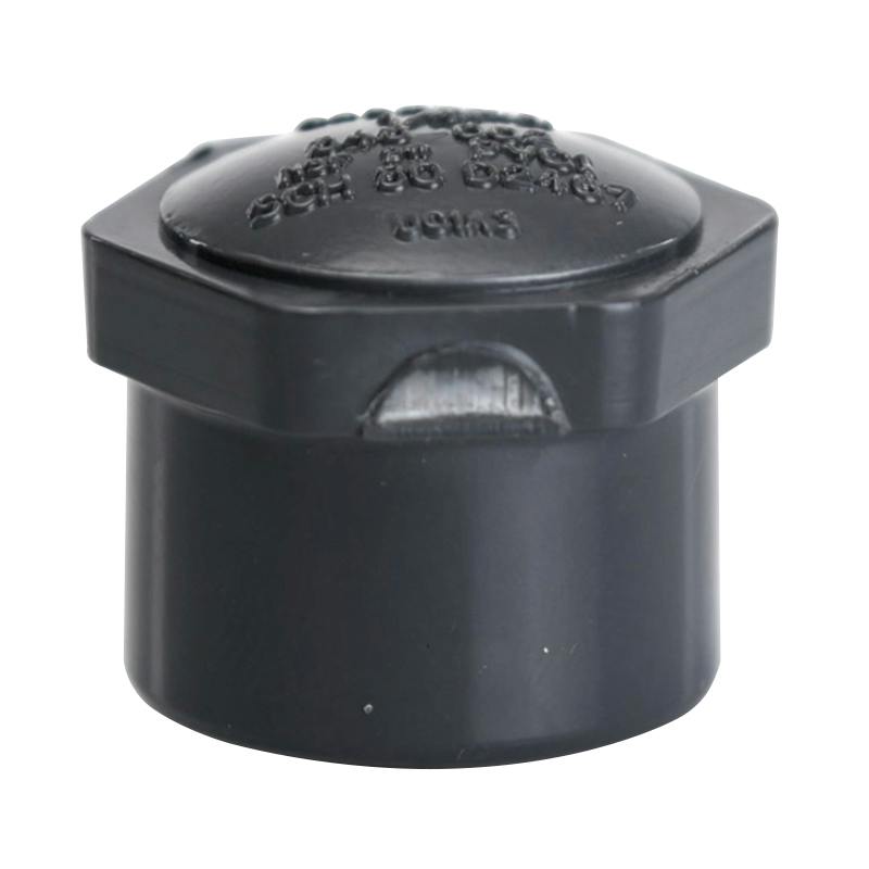 1/4" Schedule 80 Gray PVC Threaded Cap