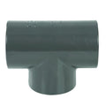 1-1/2" Schedule 80 Gray PVC Threaded Tee