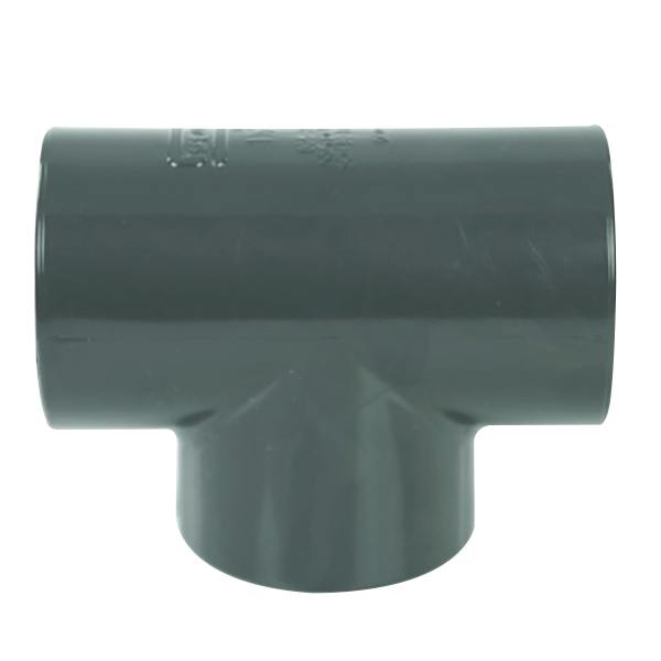 1-1/2" Schedule 80 Gray PVC Threaded Tee