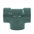 2-1/2" Schedule 80 Gray PVC Threaded Tee