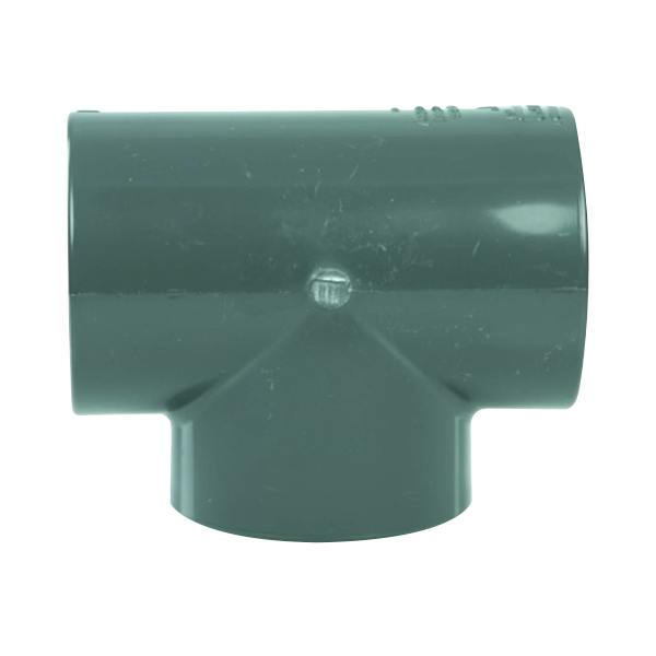 3" Schedule 80 Gray PVC Threaded Tee