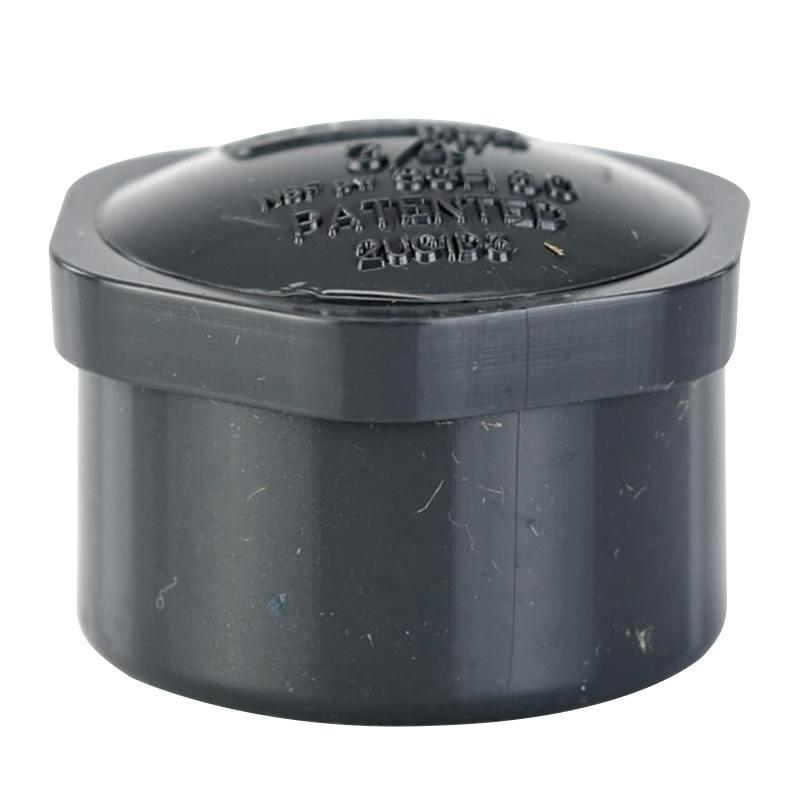 3/4" Schedule 80 Gray PVC Threaded Cap