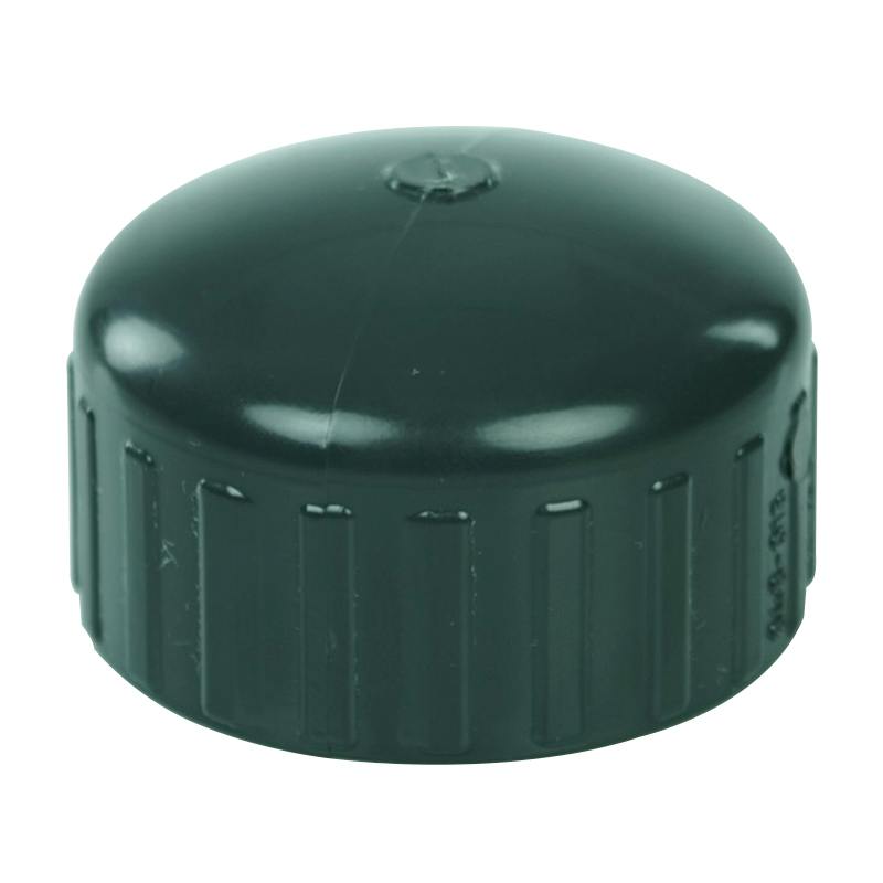 1-1/2" Schedule 80 Gray PVC Threaded Cap
