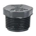 3/4" Schedule 80 Gray PVC Threaded Plug