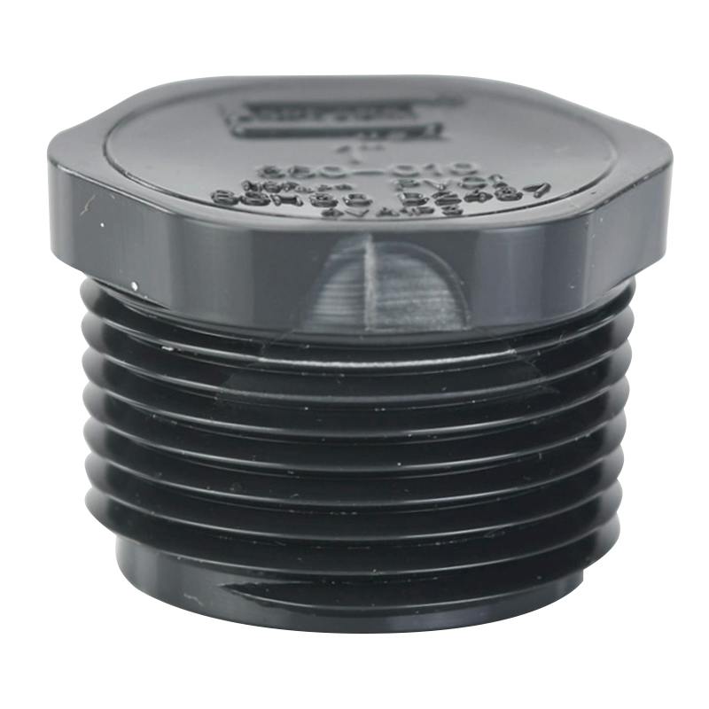 1" Schedule 80 Gray PVC Threaded Plug