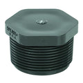 1-1/2" Schedule 80 Gray PVC Threaded Plug