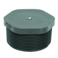 2" Schedule 80 Gray PVC Threaded Plug
