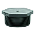 3" Schedule 80 Gray PVC Threaded Plug