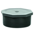4" Schedule 80 Gray PVC Threaded Plug