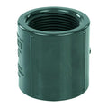 1-1/4" Schedule 80 Gray PVC Threaded Coupling