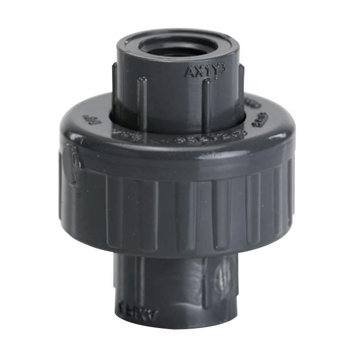 1/4" Schedule 80 Gray PVC Threaded Union