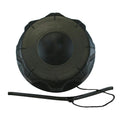3.5" Neck Dia. Unvented Black Nylon Threaded Multi-Purpose Tank Cap with 8" Tether