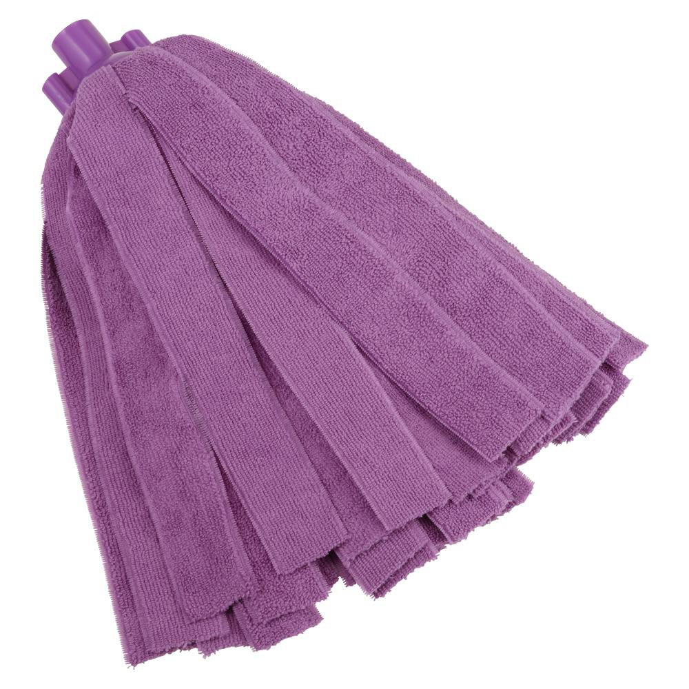 Purple Microfiber Vikan® Socket Replacement Mop Head (Handle Sold Separately)