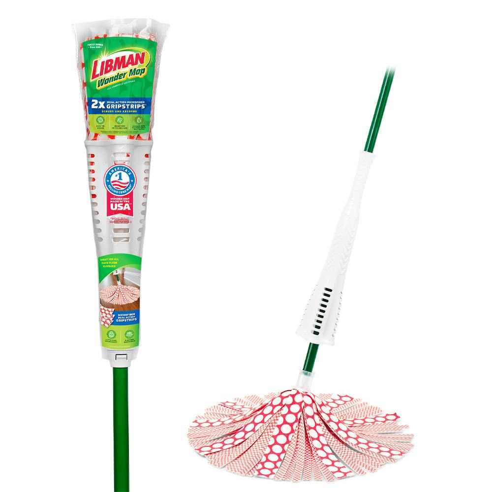 Libman® Click & Clean™ Wonder® Mop with Microfiber GRIPSTRIPS™