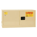 15 Gallon Beige Eagle Add-On Cabinet with 2 Manual-Close Doors