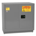 22 Gallon Gray Eagle Under Counter Safety Cabinet with 2 Manual-Close Doors