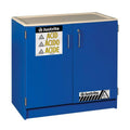 Under Counter Justrite® Wood Laminate Safety Cabinet with 2 Manual-Close Doors