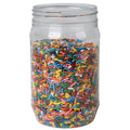16 oz. Clear PET Round Jar with Label Panel & 70/400 Neck (Cap sold Separately)