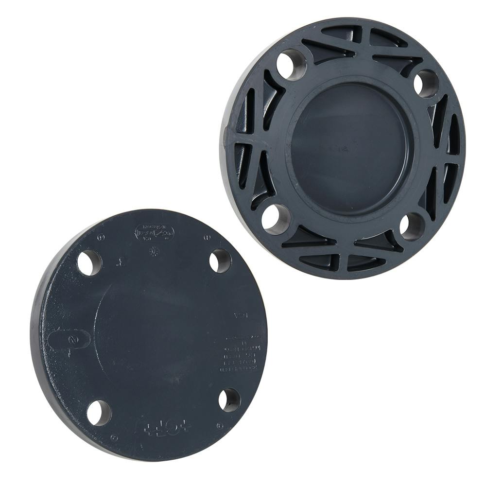 3" Schedule 80 Gray PVC 150 lb. Blind Flange