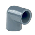6" Schedule 80 Gray PVC Socket 90° Elbow